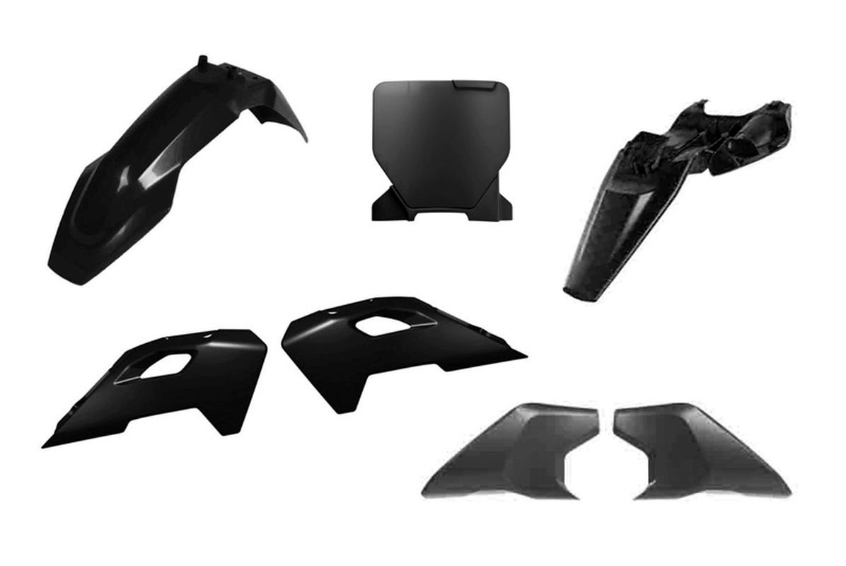 Komplet plastików Husqvarna TC 65 Czarny Racetech | KITHSQ-NR0-165