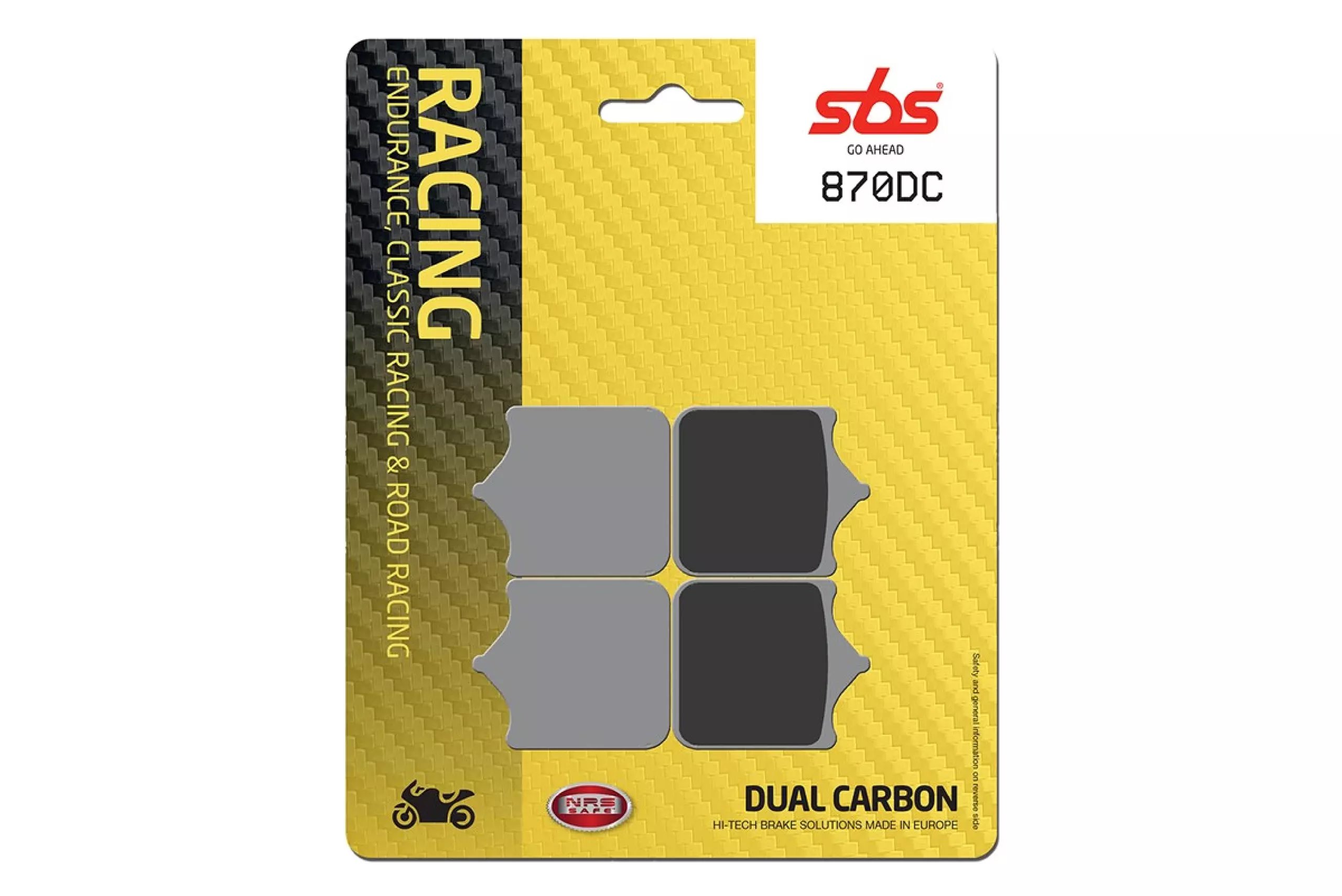 Klocki hamulcowe KH604/4 RACING DUAL CARBON BMW S 1000RR PRZÓD | 870DC