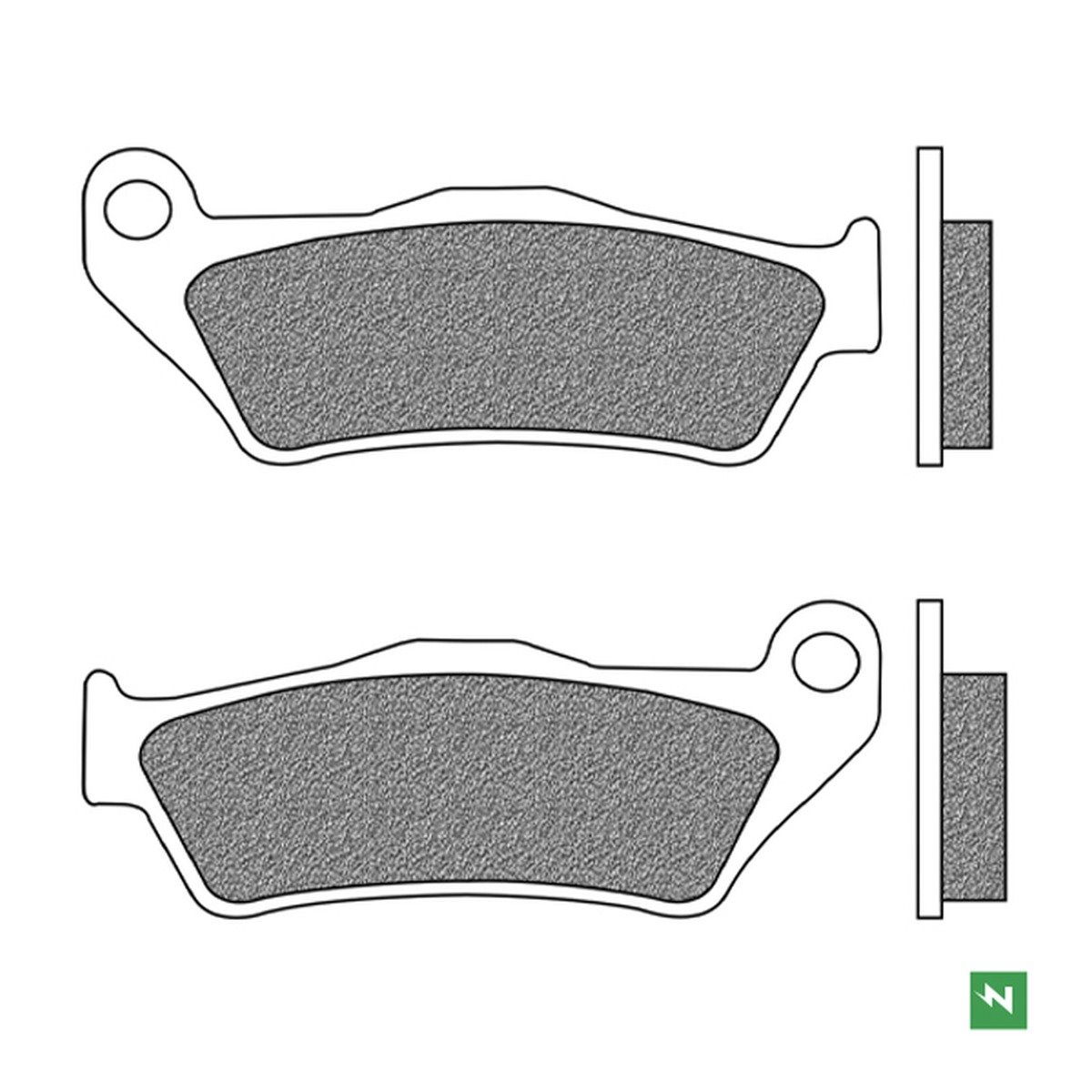 Klocki hamulcowe tył KH363 (Touring Organic) Newfren | FD0229BT1