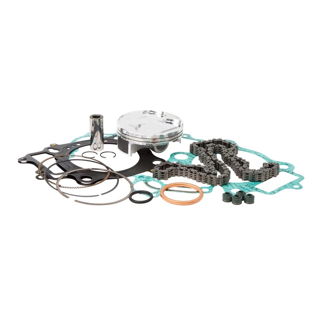 Zestaw naprawczy góry silnika KTM SXF 250, Gas Gas MC 250F (tłok 24097B, uszczelki TOP-END, łańcuszek rozrządu) VERTEX | VTKTC24097B