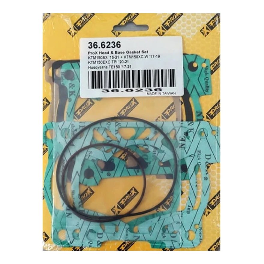 Uszczelki top-end KTM SX 150 16-21, HUSQVARNA TE 150 17-21 GŁOWICA+CYLINDER ProX | 36.6236
