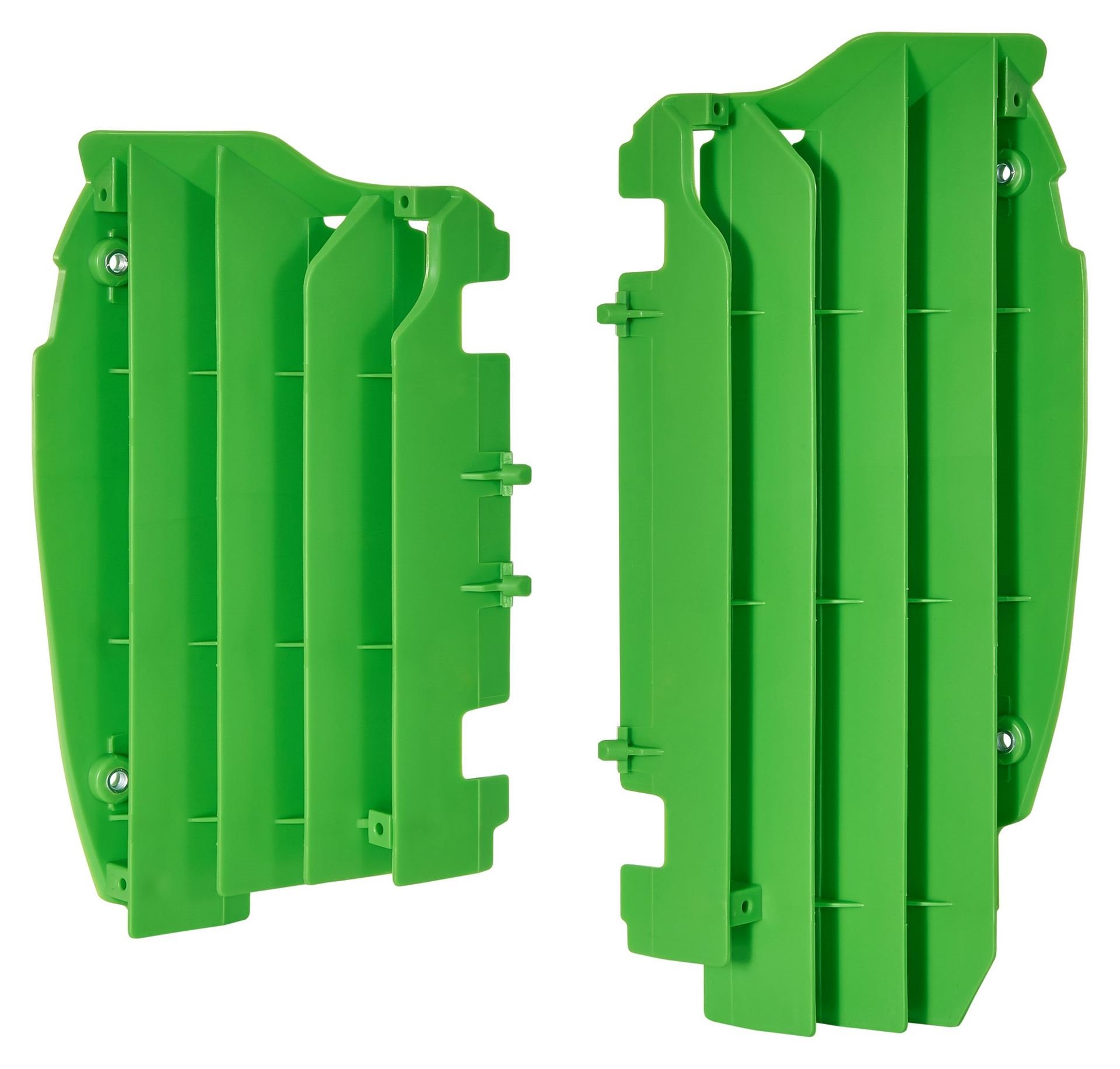 Osłony chłodnicy (kratki - komplet) Kawasaki KX 450F zielony Polisport | 8456000002
