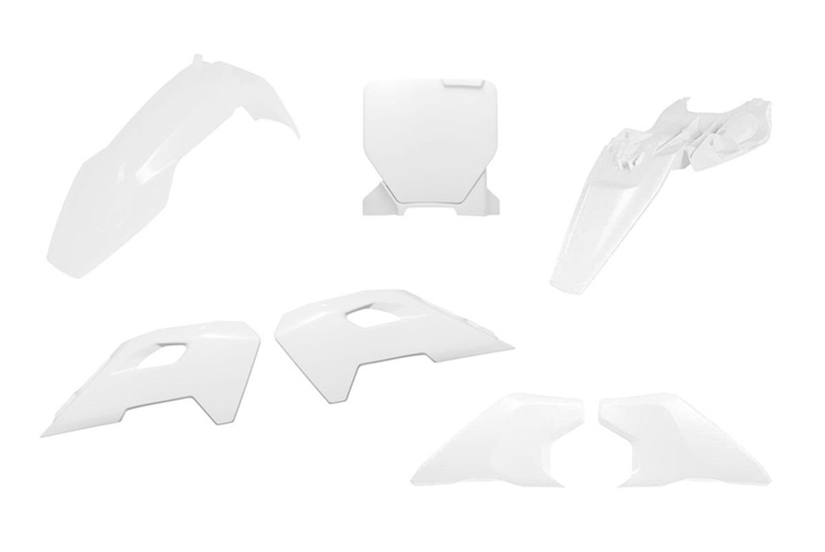 Komplet plastików Husqvarna TC 65 Biały Racetech | KITHSQ-BN0-165