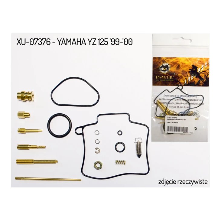 Zestaw naprawczy gaźnika Yamaha YZ 125 (na 1 gaźnik) Psychic | XU-07376