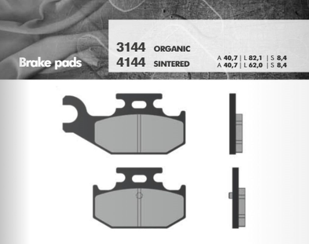 Klocki hamulcowe KH428 Yamaha YFM700 RAPTOR Tył Brenta | BR3144