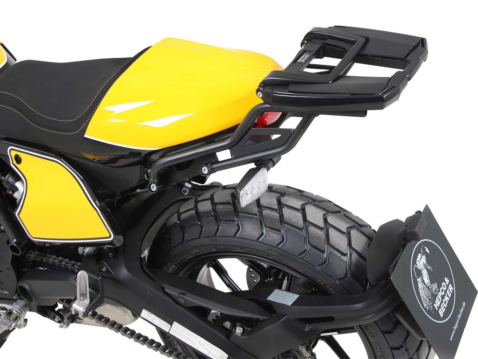 Stelaż kufra centralnego Alurack Ducati Scrambler 800 2019 - 2022 Hepco Becker | 6617593 01 01