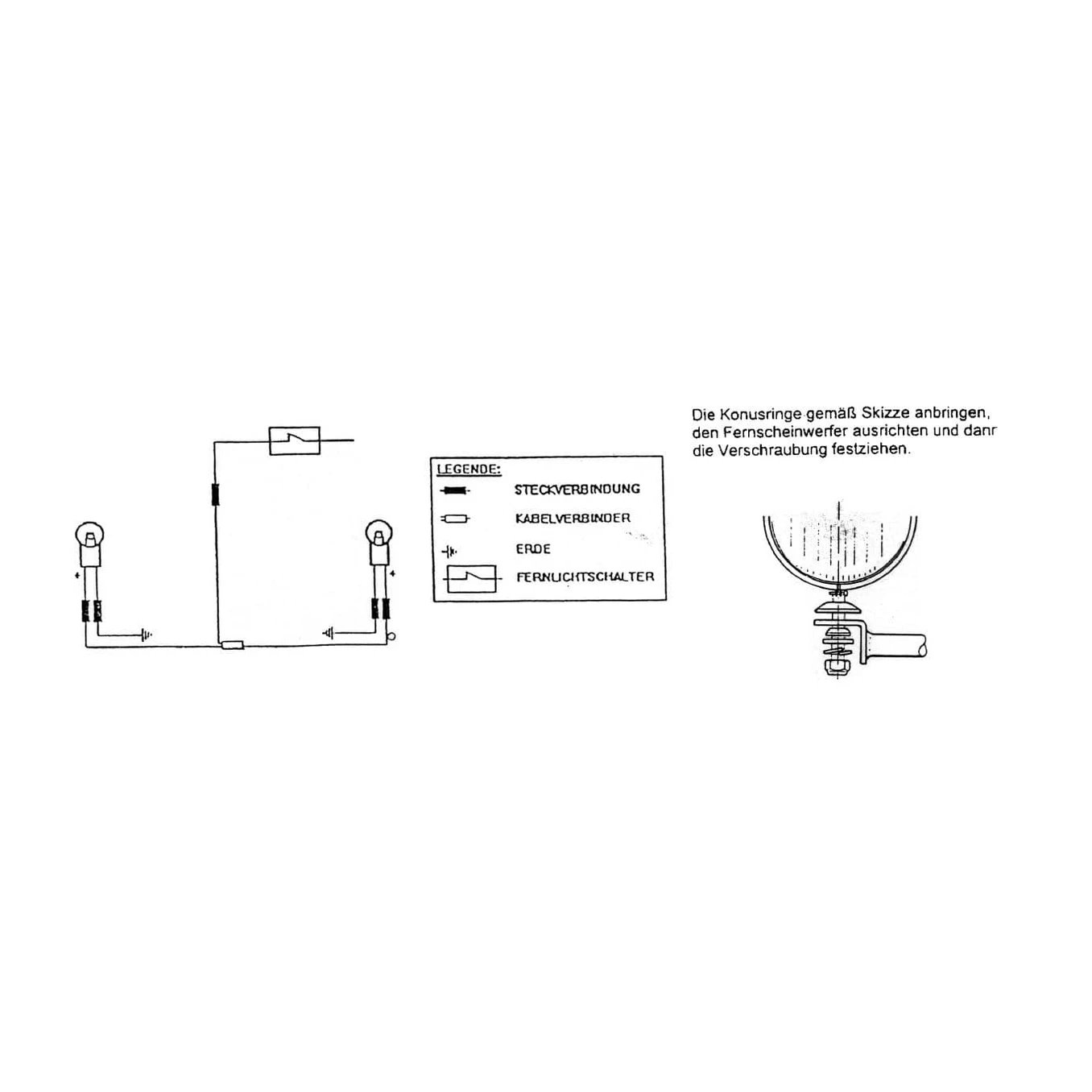Zestaw lamp bocznych, dodatkowych BMW R 850 C 2000-2004 / R 1200 C 1997-2004 Hepco Becker | 400624 00 02