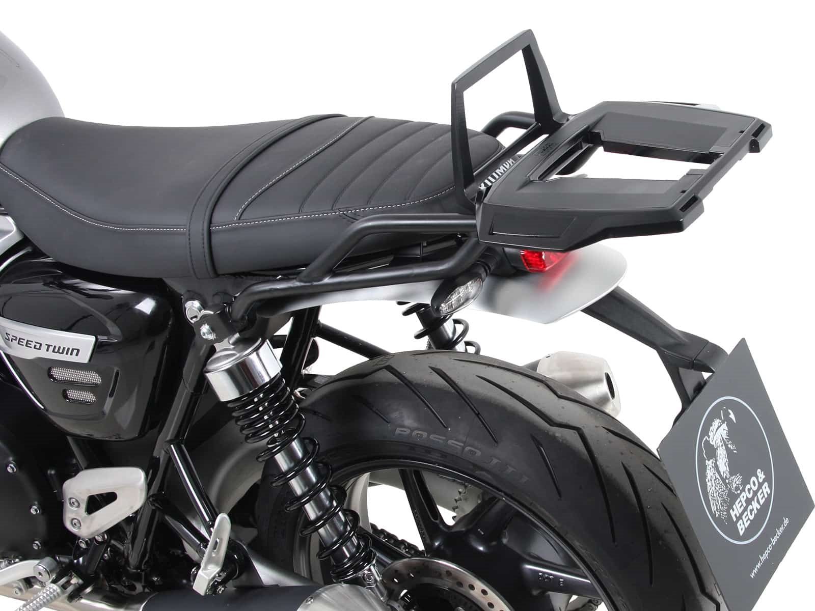 Stelaż kufra centralnego Alurack Triumph Speed Twin 1200 / RS 2022-2026 Hepco Becker | 6527647 01 01