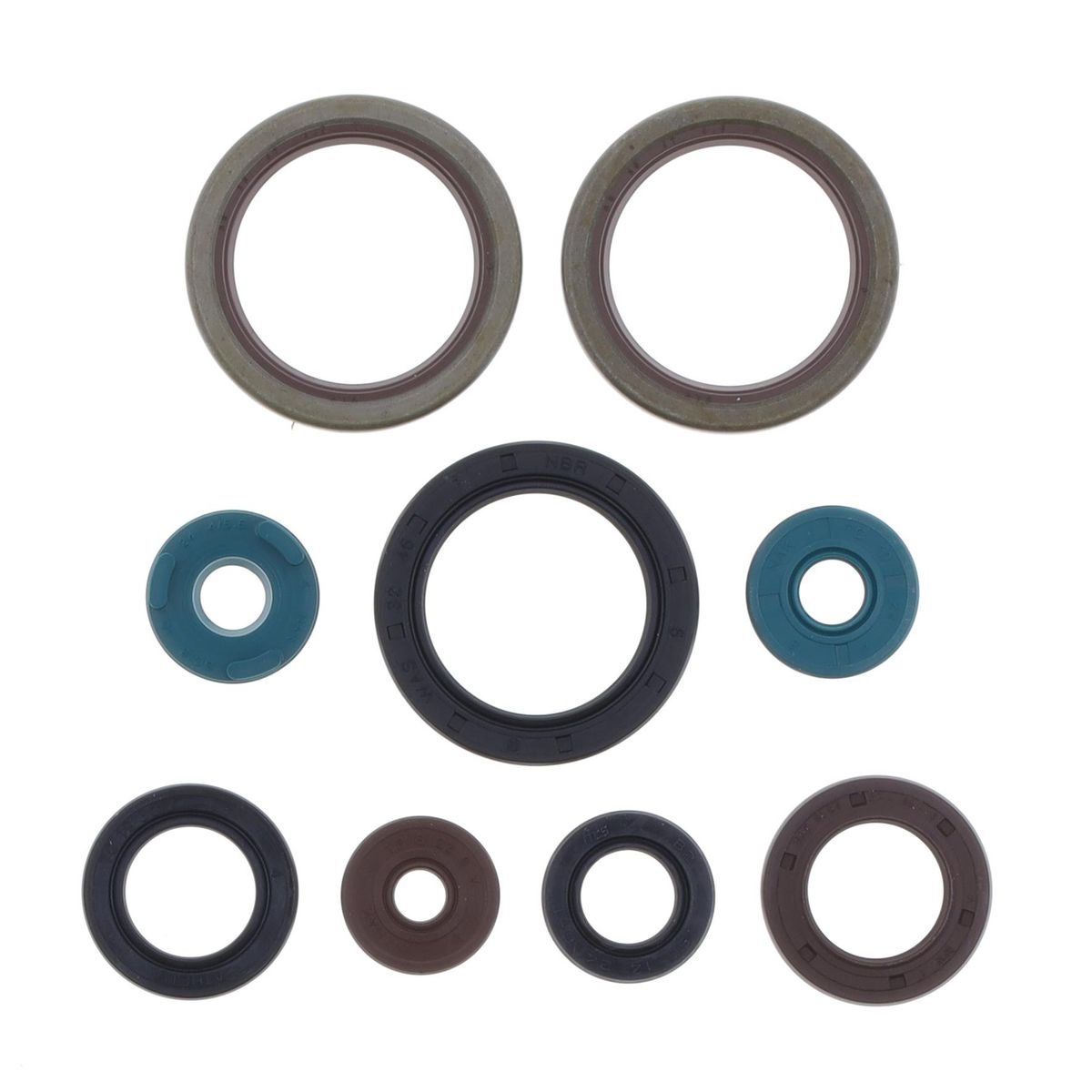 Komplet zestaw uszczelniaczy silnikowych KTM EXC 400, EXC-F 450, EXC 450 Racing, XCR-W 450, XCW 400, XC-W 450 ATHENA | P400270400037