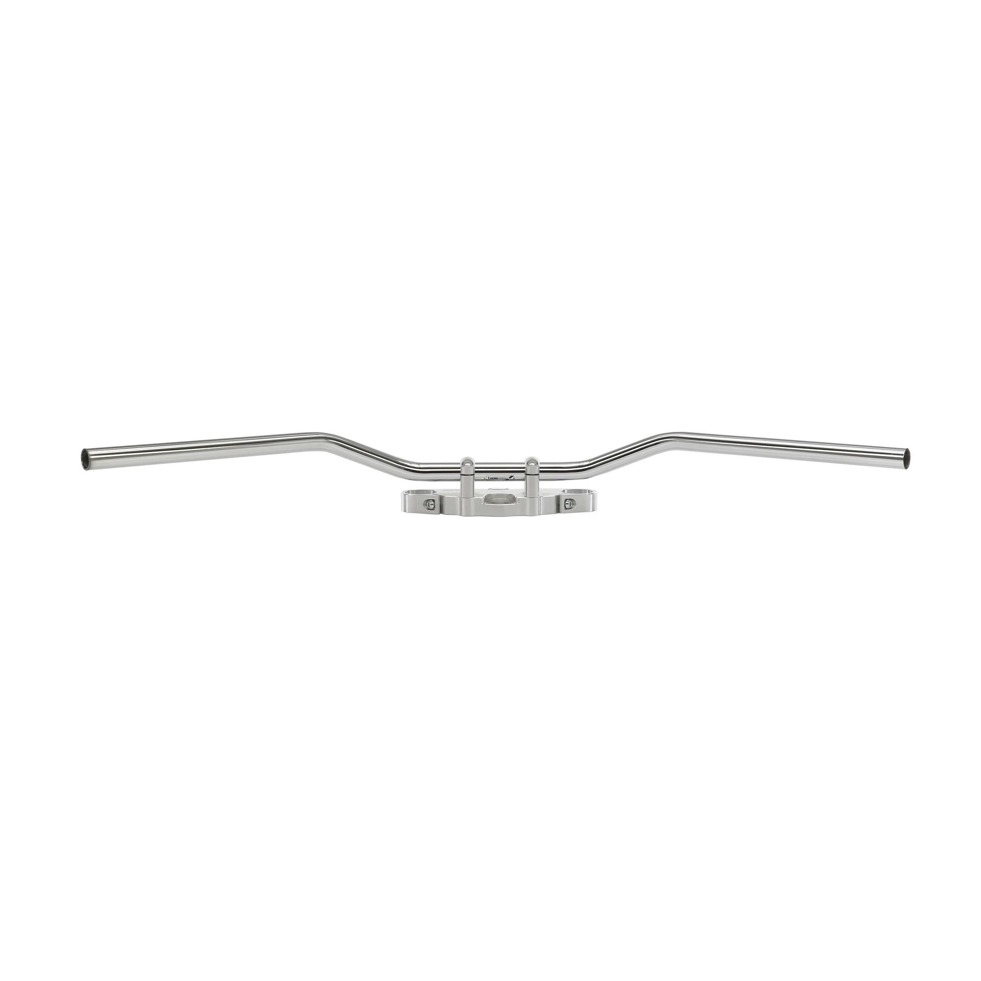 Kierownica stalowa 25,4MM Roadstar Wide chromowana z przetłoczeniami na kable TRW | MCL133CKK