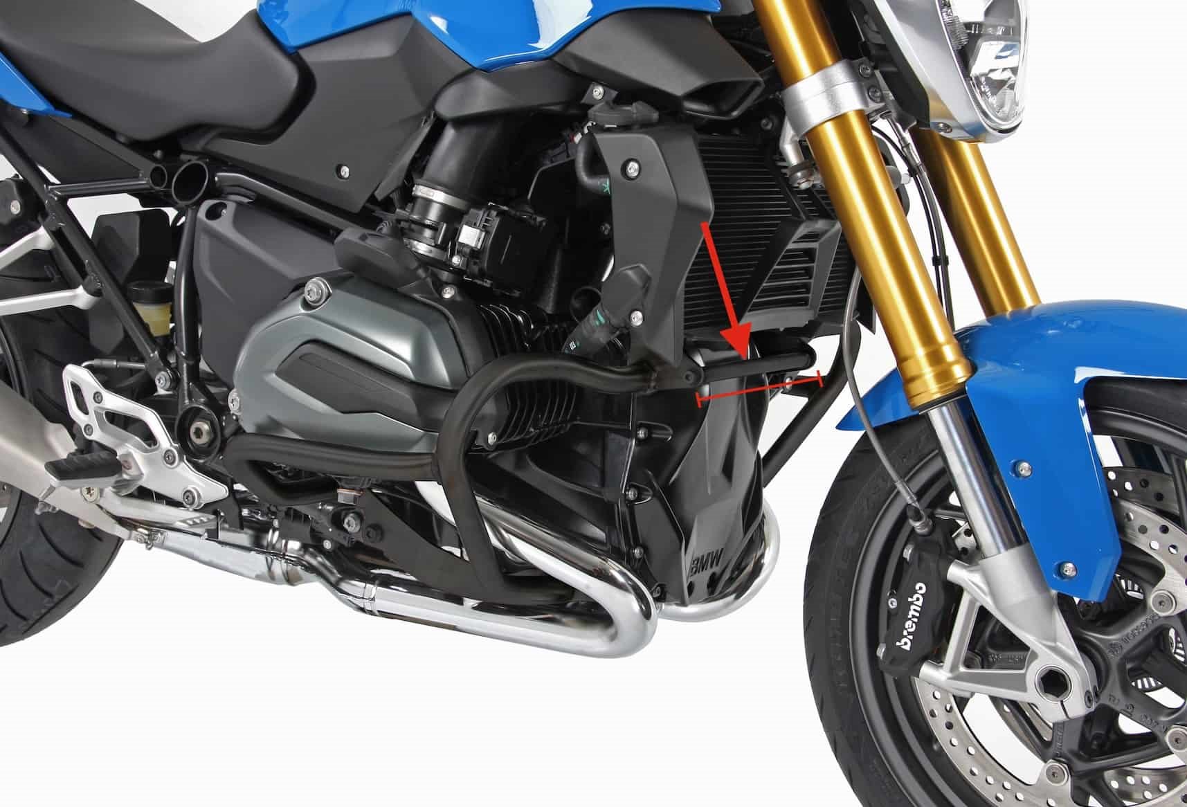 Wspornik usztywniający osłony silnika BMW R 1200 GS LC 2013-2018 Hepco Becker | 4222668 00 01