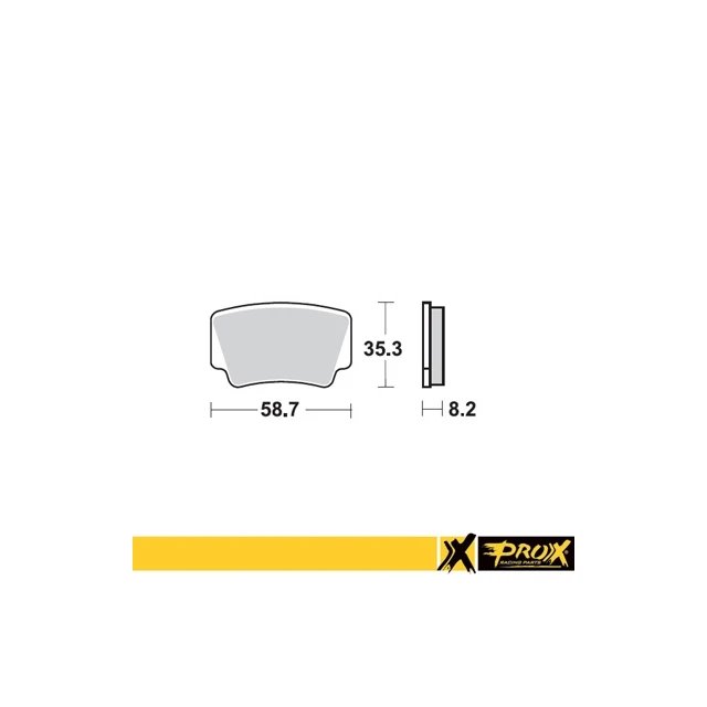 Klocki hamulcowe KH463 KTM 450/505/525 SX/XC ATV Tył ProX | 37.227102