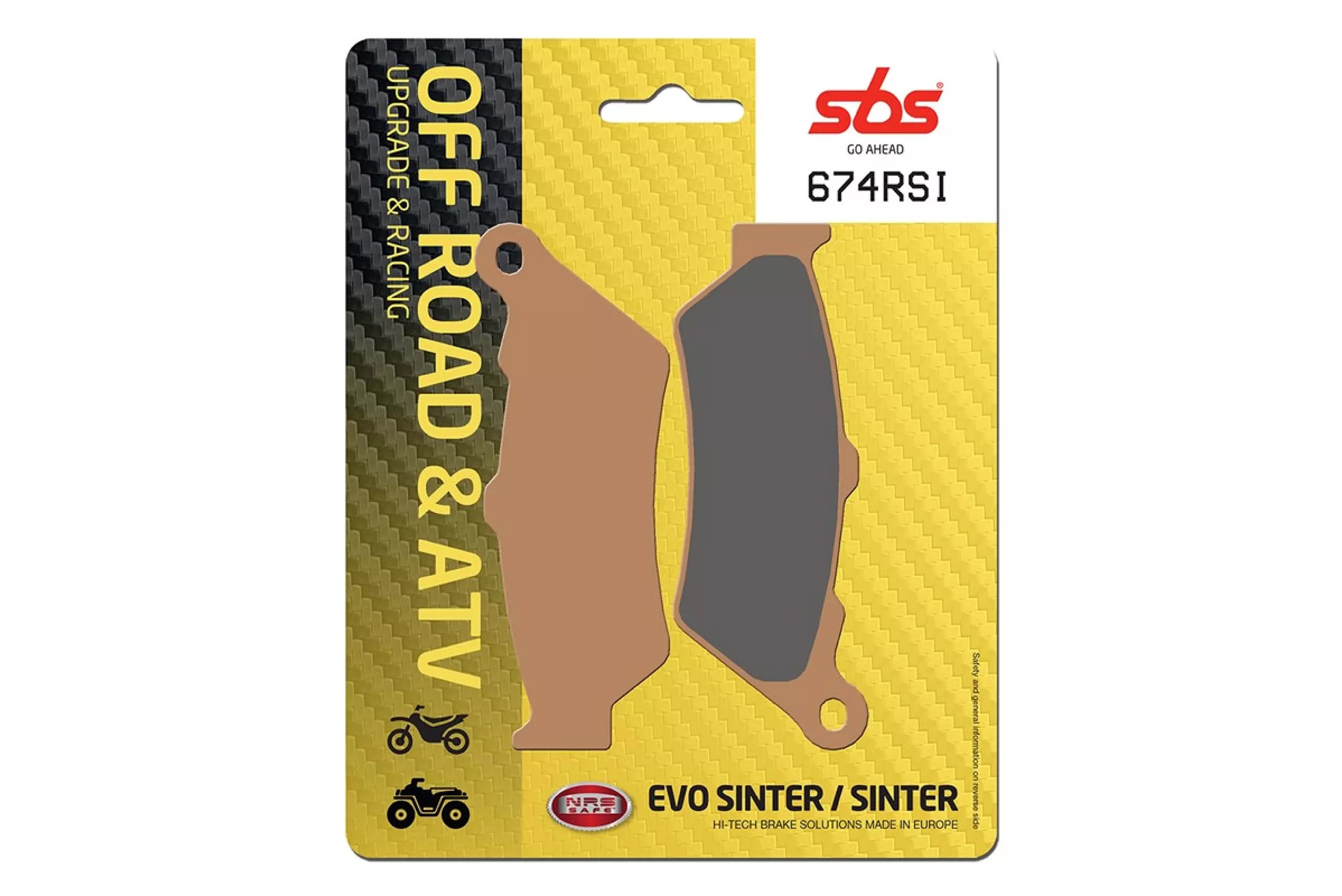 Klocki hamulcowe KH209/KH209/2 Off-Road Racing Sinter | 674RSI