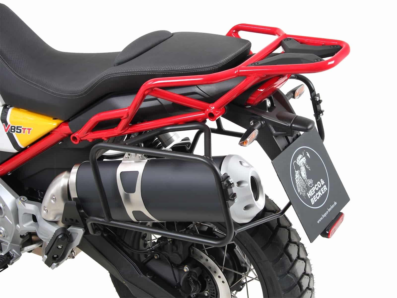 Stelaż kufrów bocznych Moto Guzzi V 85 TT 19- / Travel 20 Hepco Becker | 653554 00 01