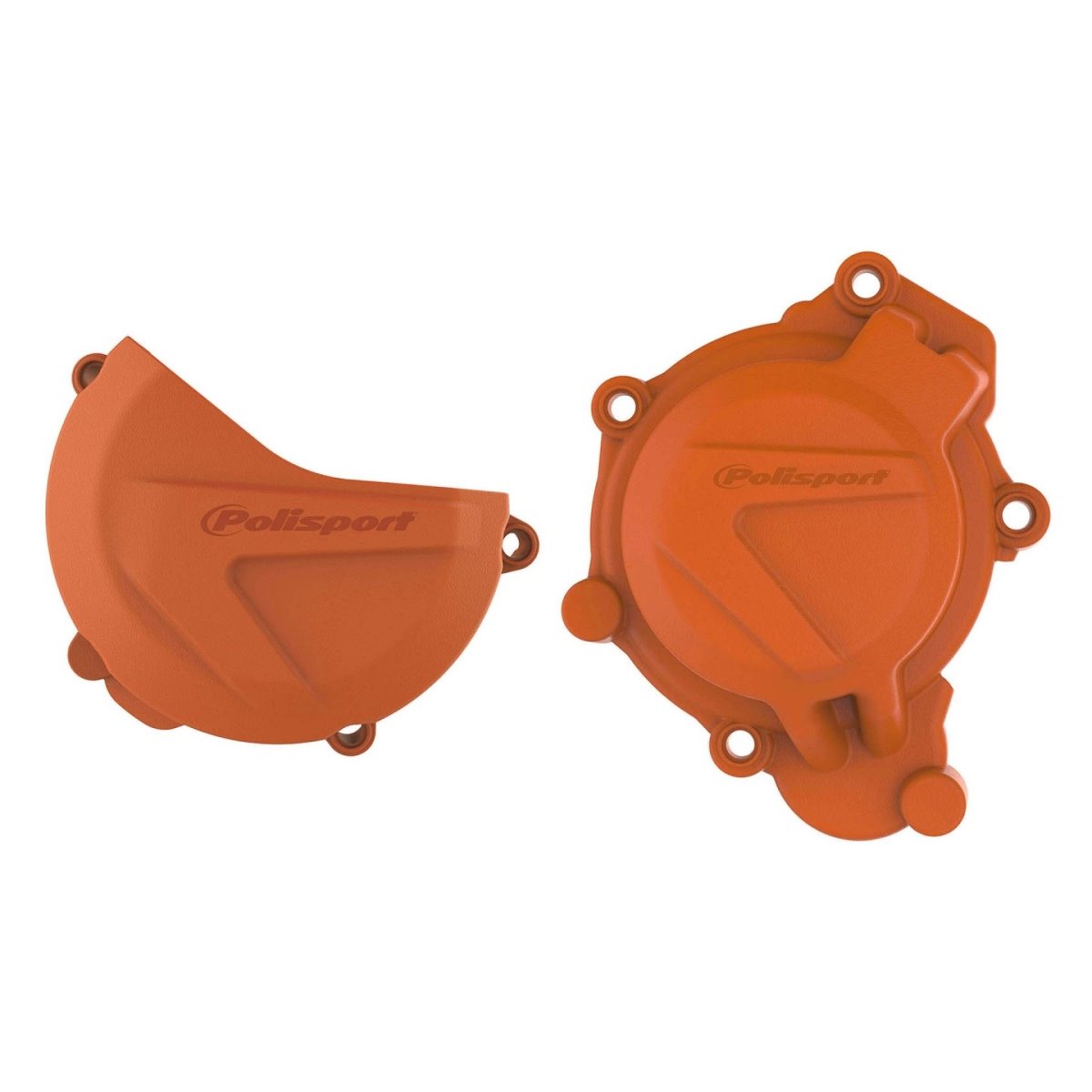 Zestaw osłon pokrywy alternatora i sprzęgła KTM SX/XC 125/150, Husqvarna TC 125 Pomarańczowy Polisport | 90964