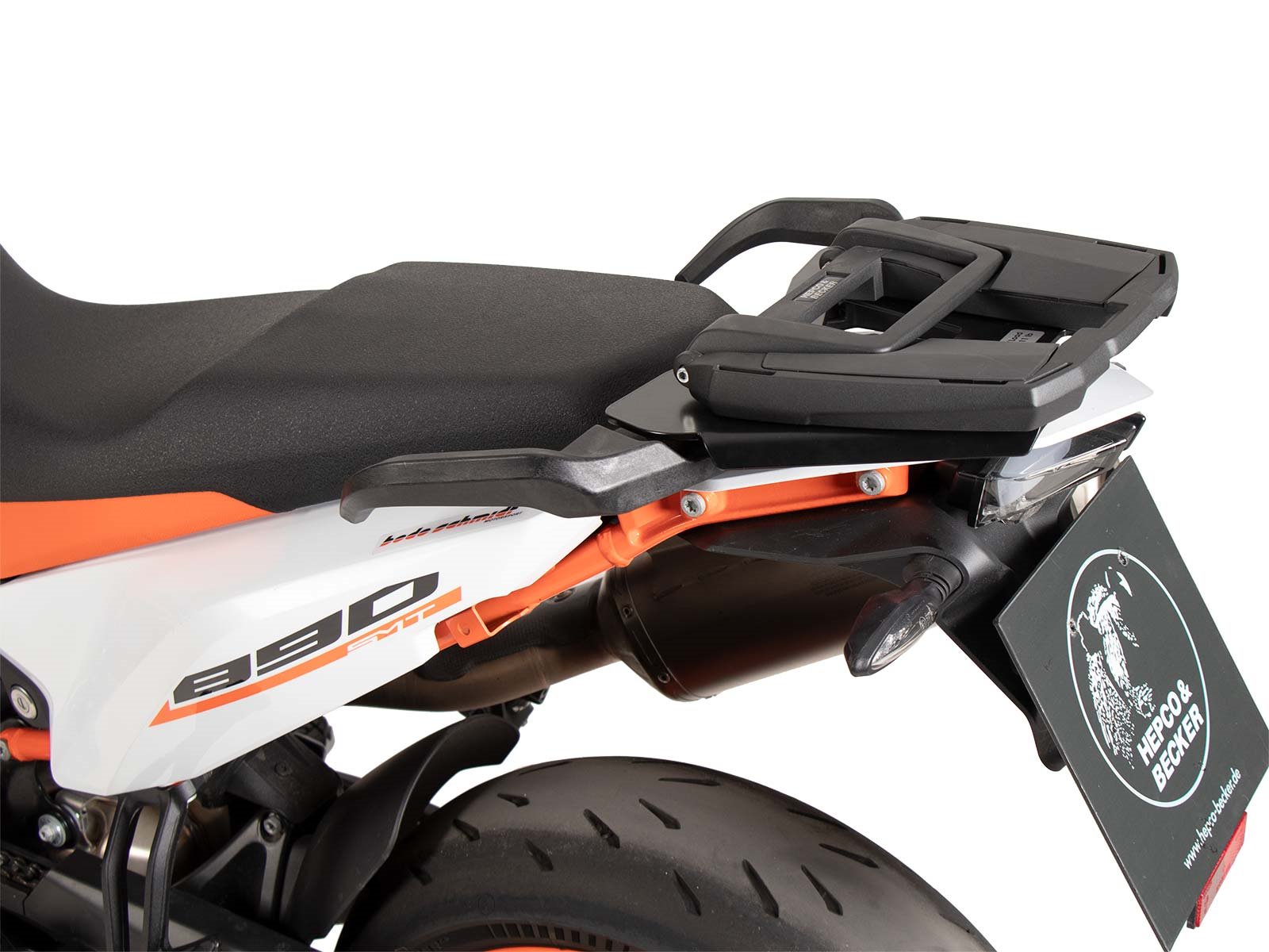 Stelaż kufra centralnego Easyrack KTM 890 SMT 2023-2026 Hepco & Becker | 6627655 01 01