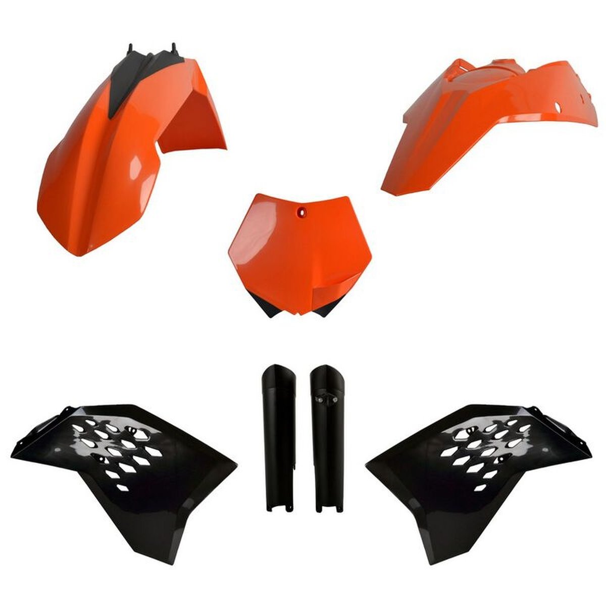 Komplet Plastików KTM SX/SX-F/XC-F Pomarańczowy Polisport | 91562