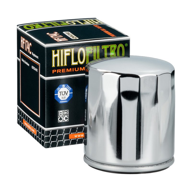Filtr oleju HF174C Harley-Davidson V-ROD chrom HifloFiltro