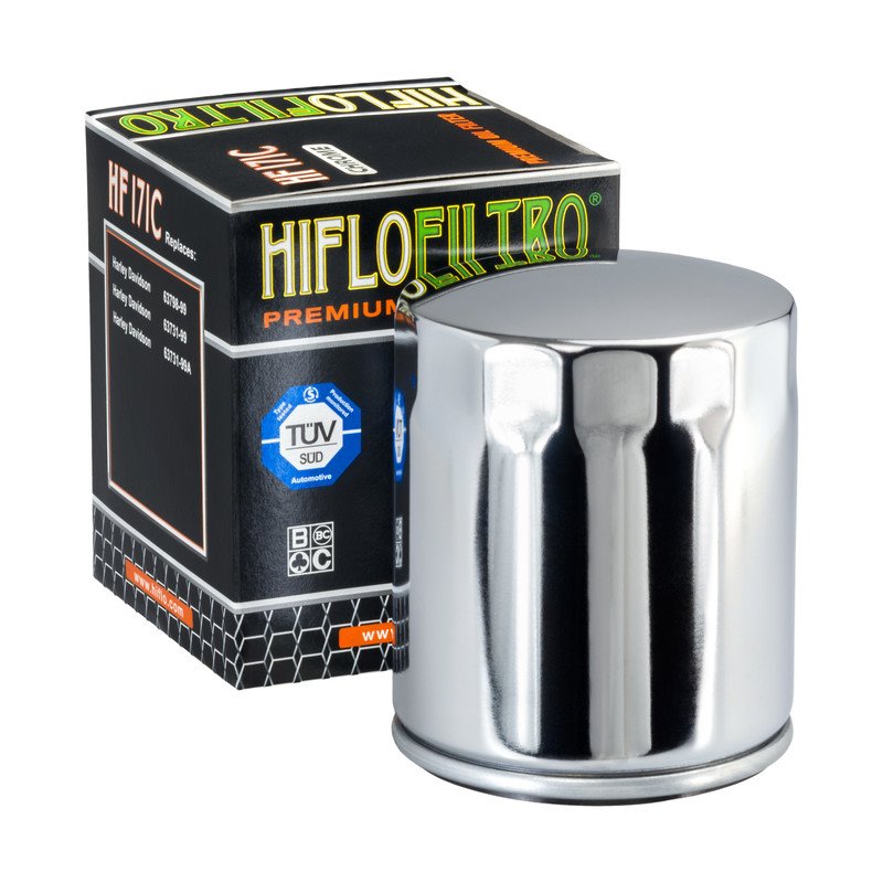 Filtr oleju HF171 Harley-Davidson chrom HifloFiltro | HF171C