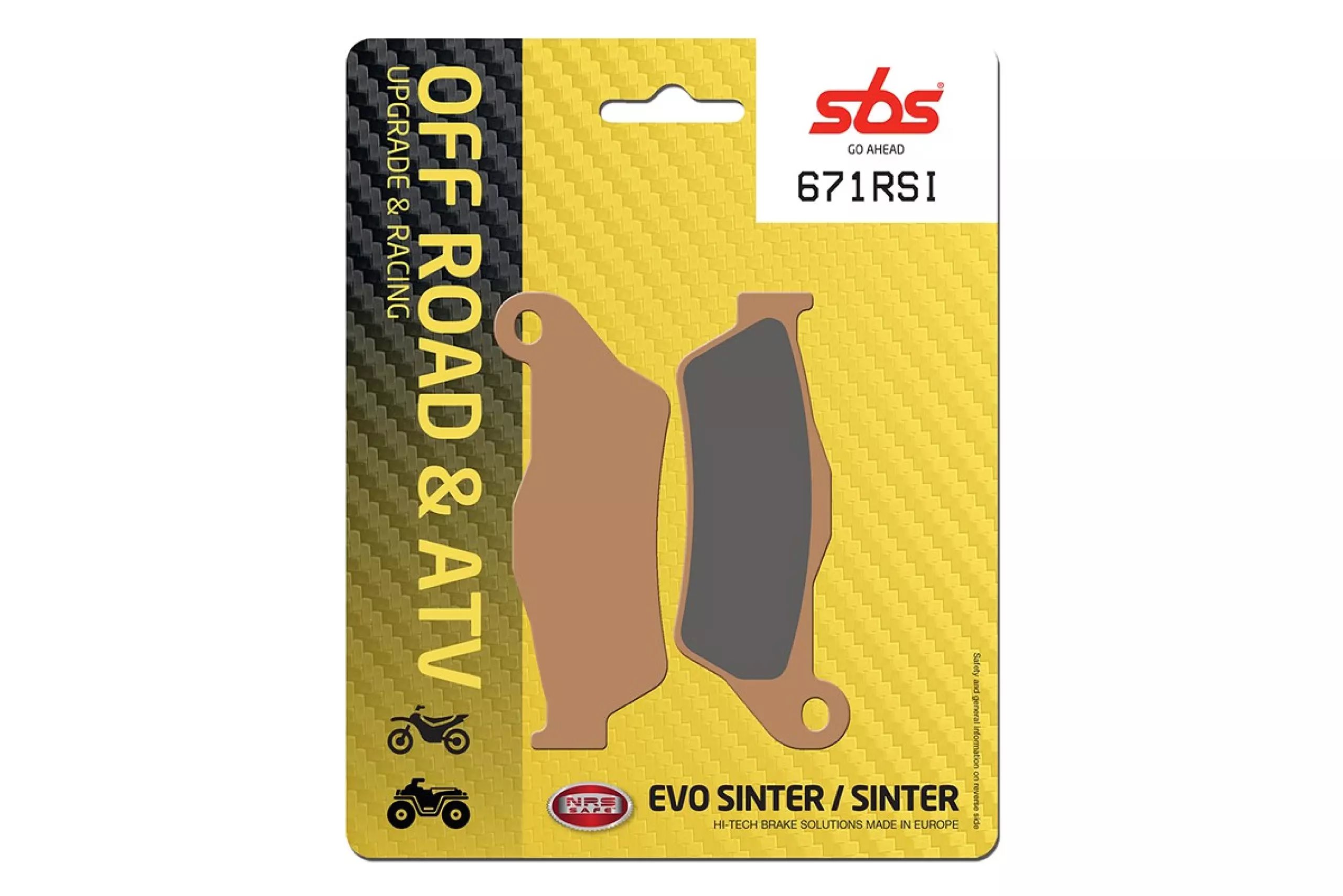 Klocki hamulcowe KH181 Off-Road Racing Sinter | 671RSI