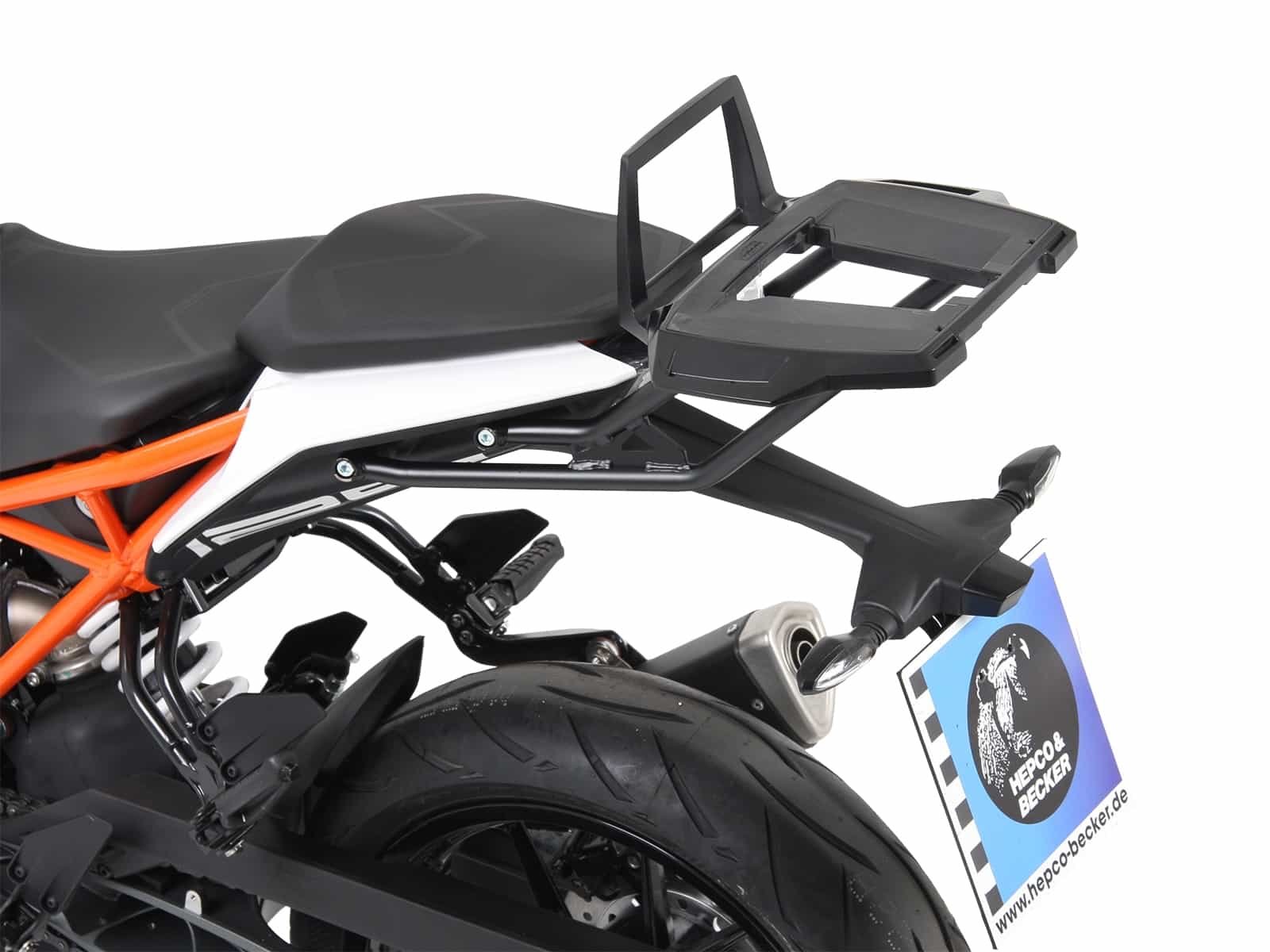 Stelaż kufra centralnego Alurack KTM 125 Duke 2017 - 2023 Hepco Becker | 6527554 01 01