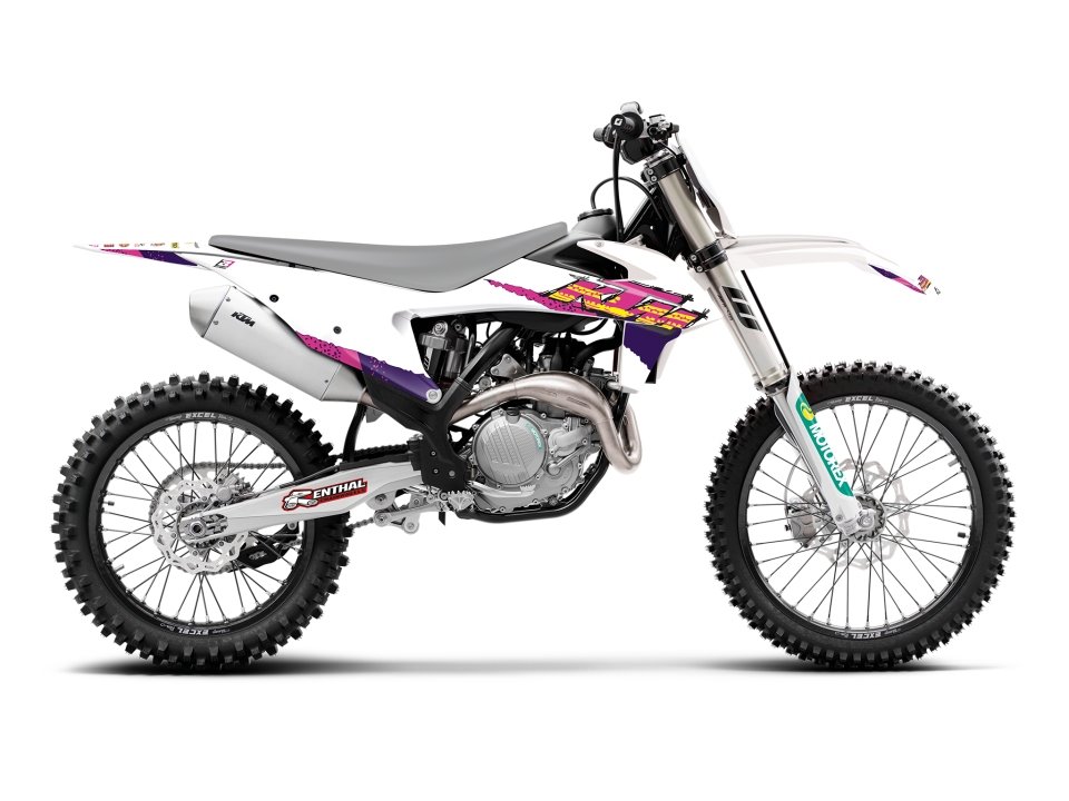 Komplet naklejek/oklein KTM SX/SX-F, EXC/EXC-F Retro KTM BLACKBIRD | E2547AA