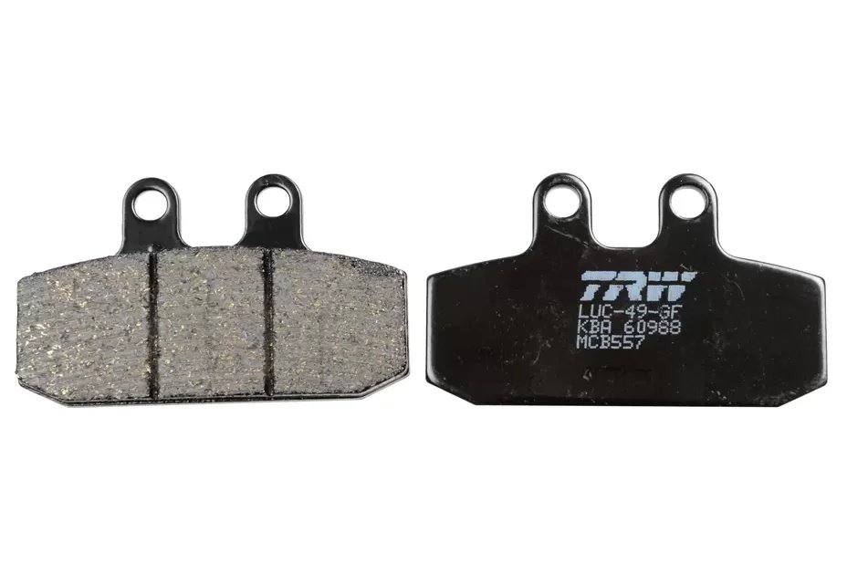Klocki hamulcowe KH256 ORGANIC Aprilia RX 125, TUAREG 350/600, Honda NSR 125, CRM 125, KTM EXC/GS, Moto Guzzi V7, V9 PRZÓD/TYŁ TRW | MCB557