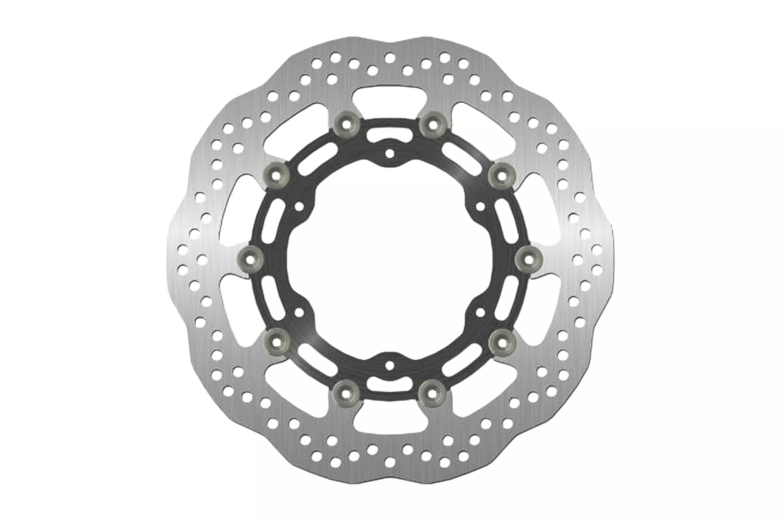 Tarcza hamulcowa przód Yamaha FJR1300, MT-01, XV1700, YZF R7 (320X132X5mm) (6X8,5mm) WAVE PŁYWAJĄCA (ŚRODEK ALUMINIOWY) | NG297XG