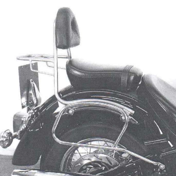 Sissybar z bagażnikiem Yamaha XVS 1100 A Drag Star Classic 2001-2007 Hepco Becker | 611430 00 02