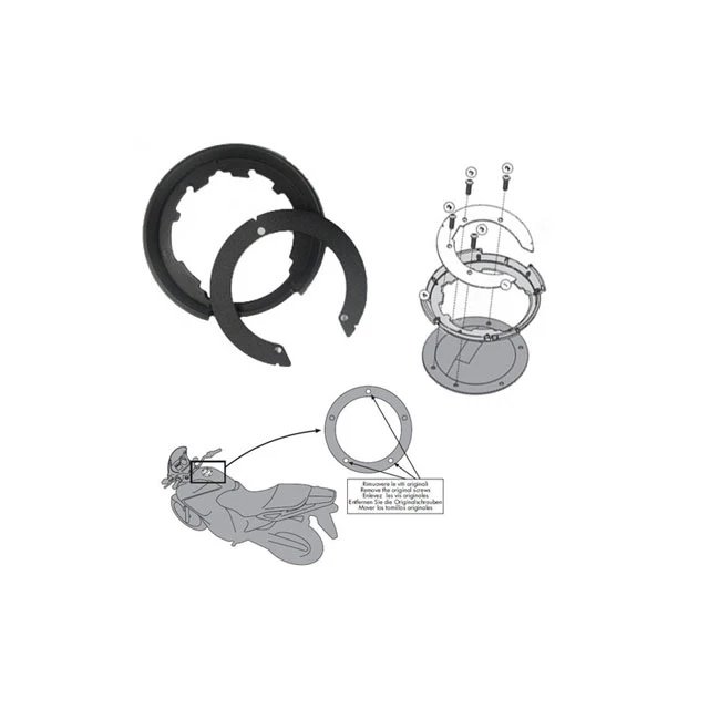 Mocowanie adapter tanklock Ducati BMW KTM Kappa | BF11K