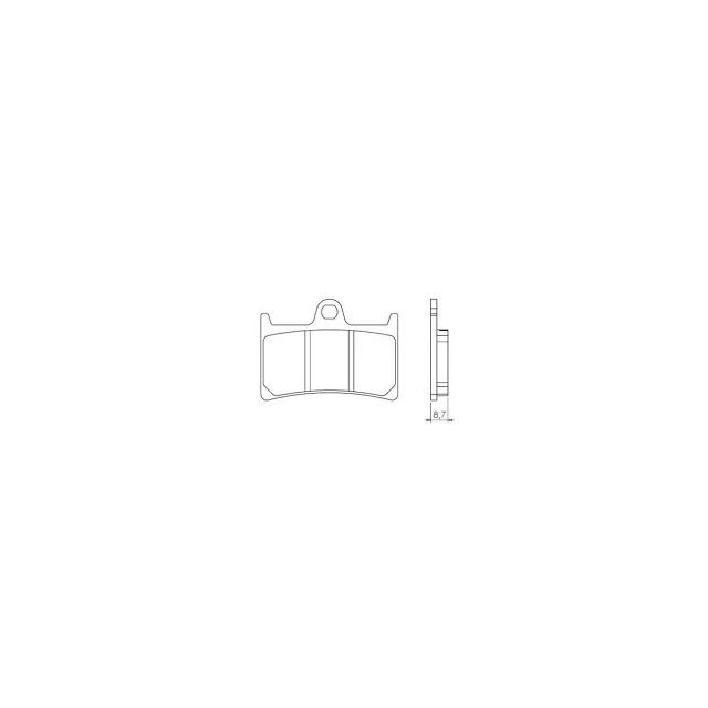Klocki hamulcowe KH252/KH380 Brenta | BR5094