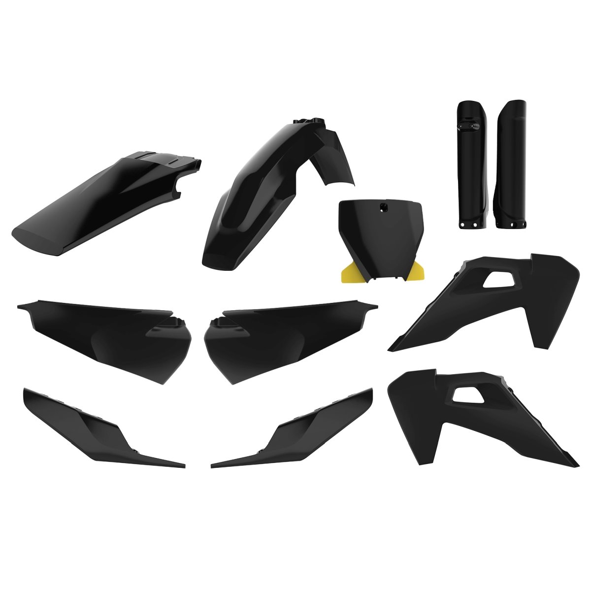 Komplet plastików Husqvarna TC/FC TPI czarny Polisport | 91122