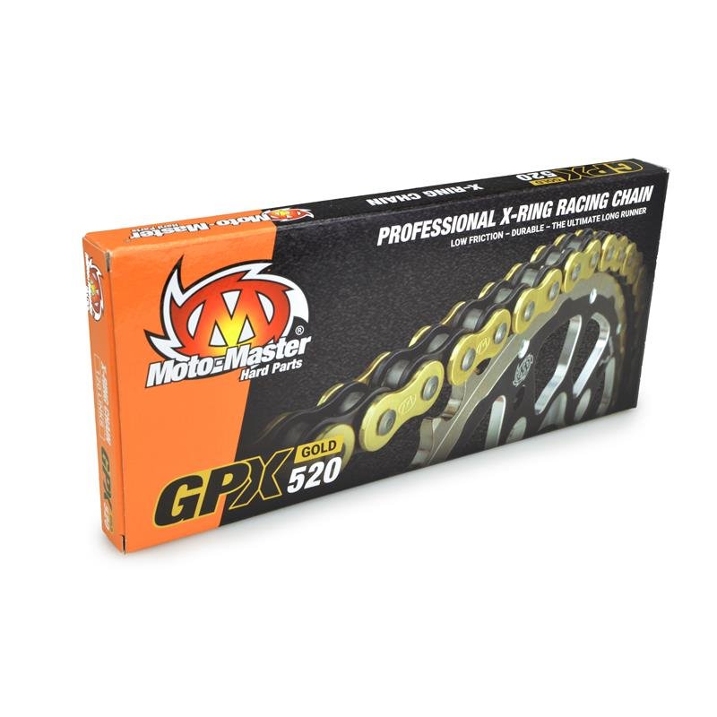Łańcuch napędowy GPX-520G Professional Motocross/Enduro Racing X-RING (120 ogniw) Moto-Master | M652005