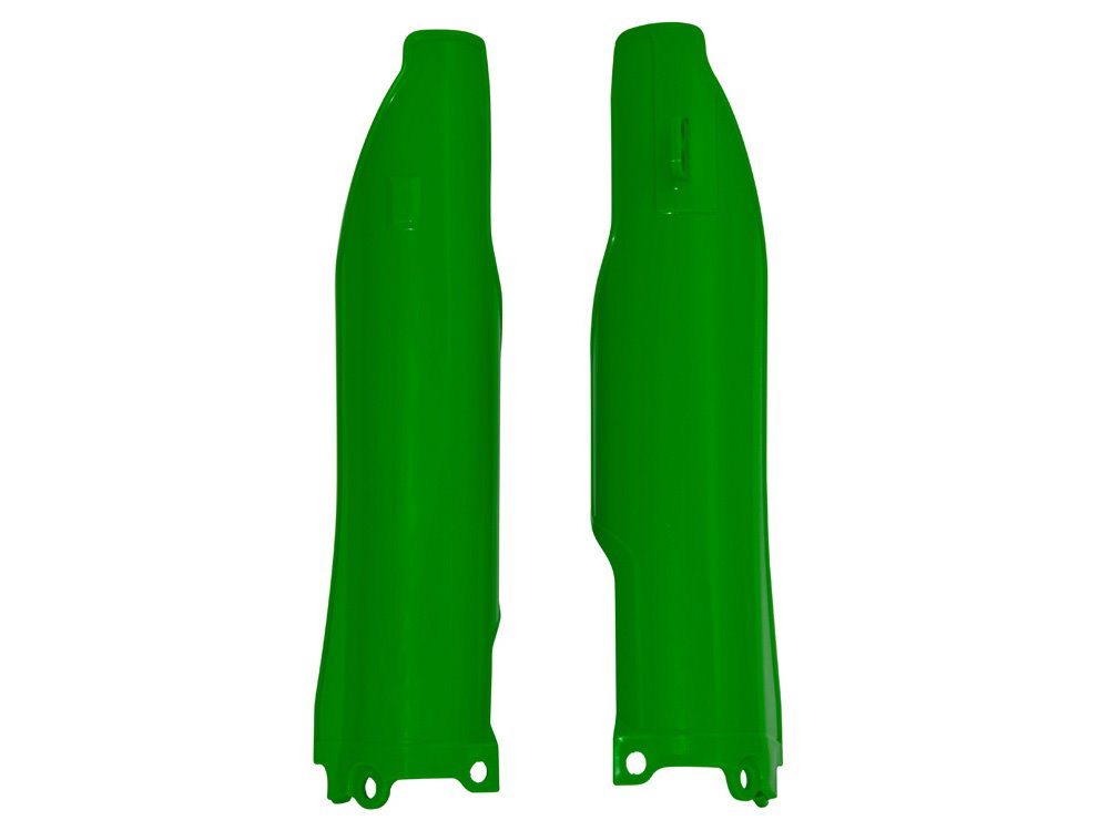Osłony teleskopów Kawasaki KXF 250/450, KX 125/250, KLXR 450 Zielony FLUO RACETECH | PSKXFVF0006