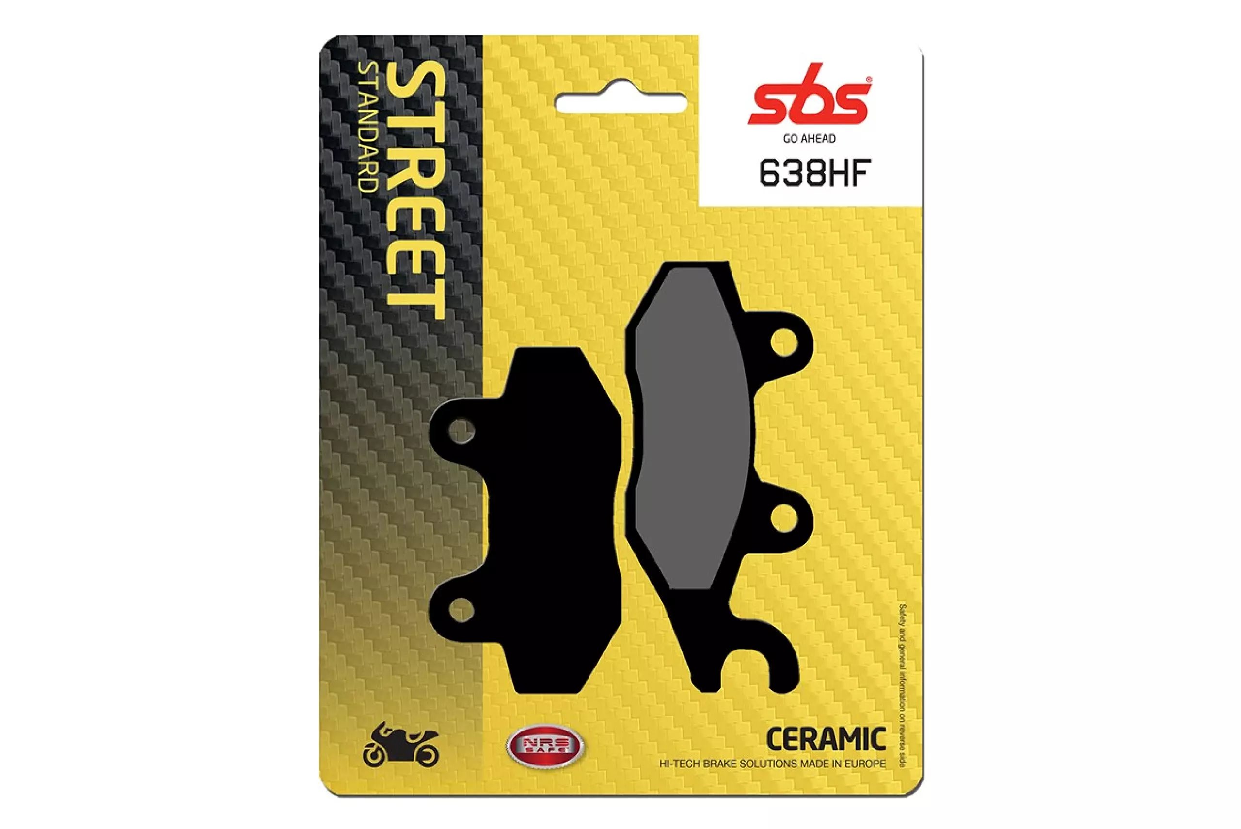 Klocki hamulcowe KH165/KH215 STREET CERAMIC | 638HF
