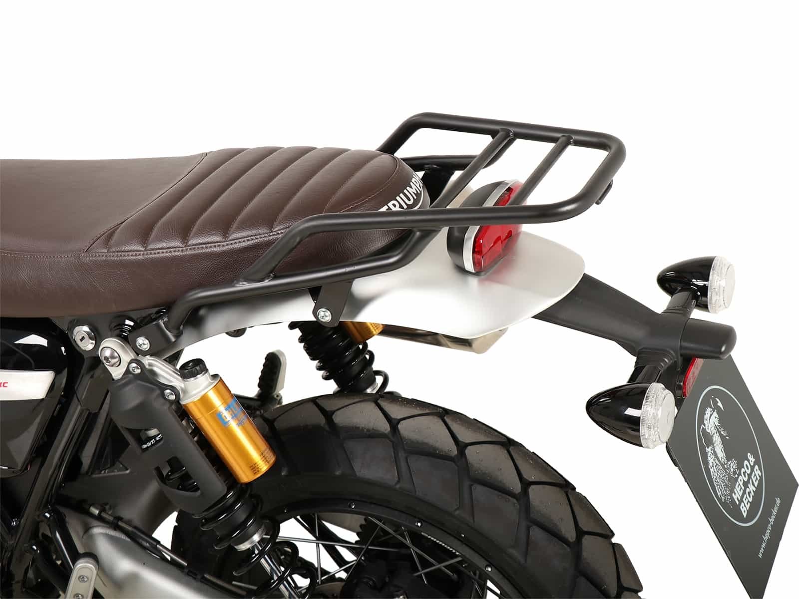 Stelaż pod kufer centralny Triumph Scrambler 1200 XC 2019 - 2023 Hepco Becker | 6587587 01 01