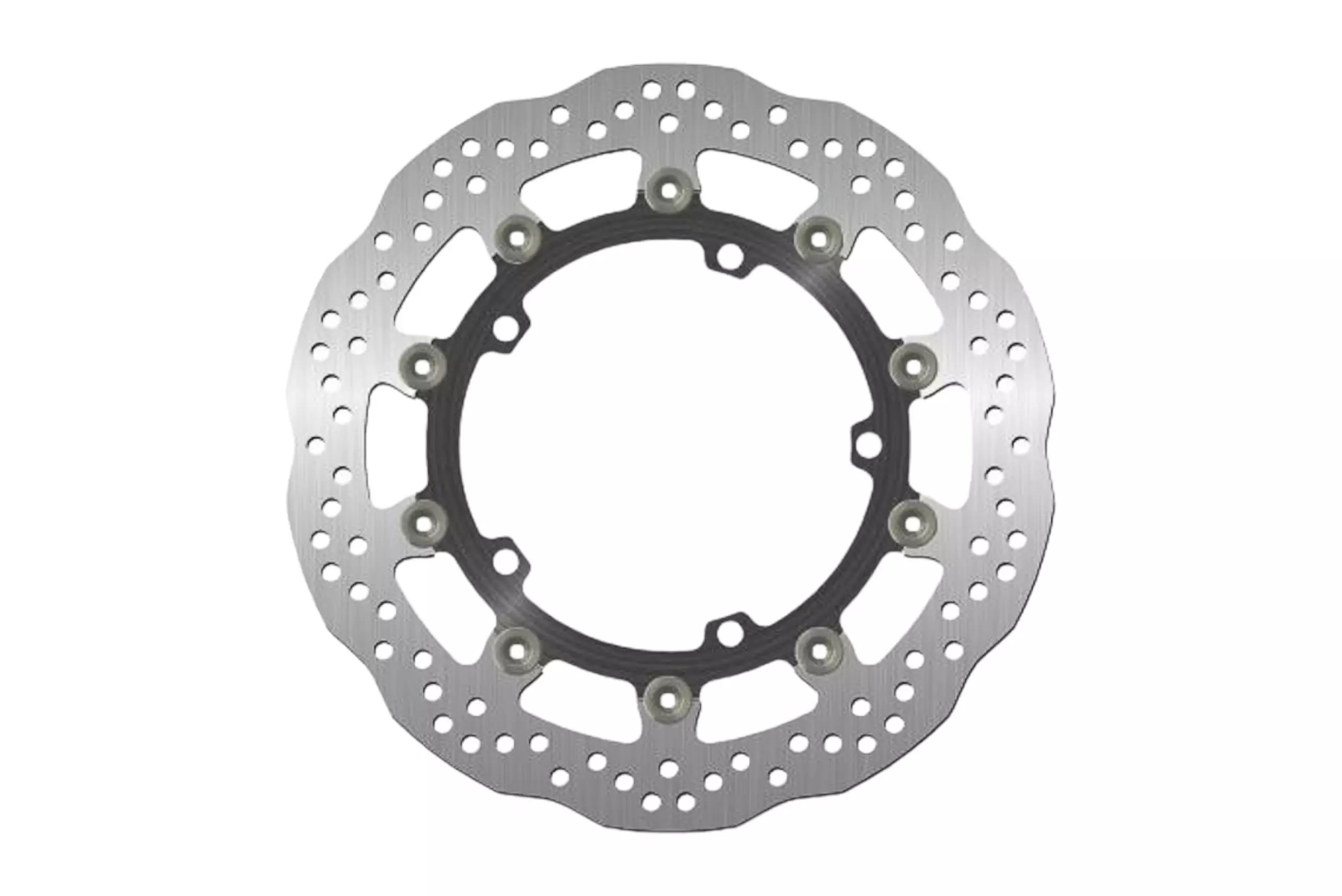 Tarcza hamulcowa przód Triumph Speed Triple 1050, Street Triple 1050, Trophy 1215 (320X150X5MM) (5X10.5MM) WAVE PŁYWAJĄCA (ŚRODEK ALUMINIOWY) | NG1708XG