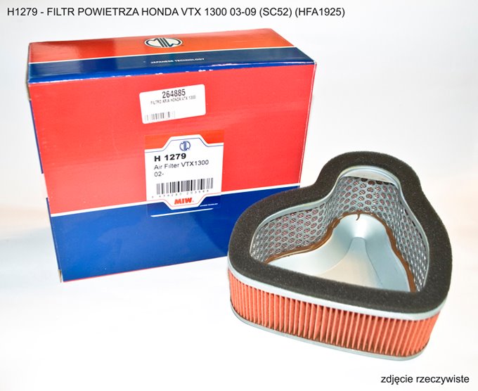 Filtr powietrza Honda VTX 1300 (SC52) HFA1925 MIW | H1279