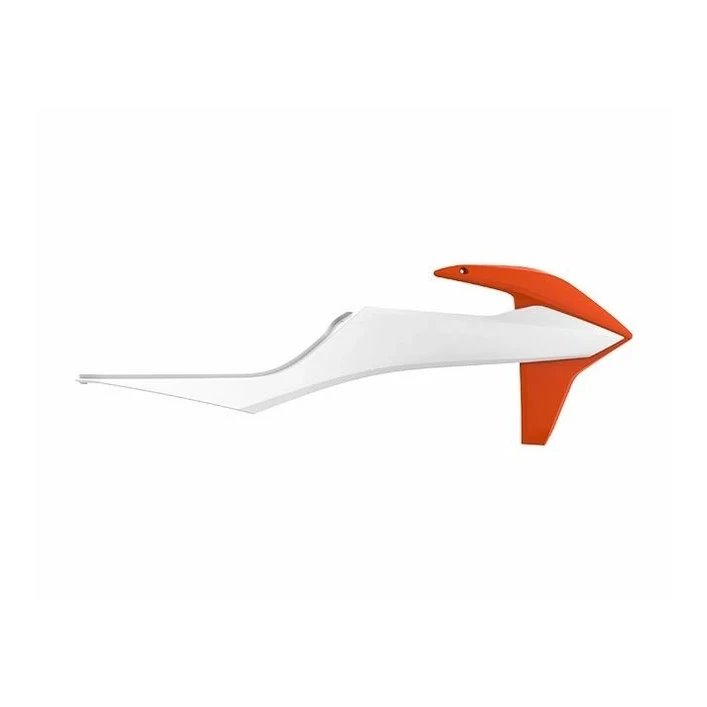 Osłony chłodnicy KTM EXC/EXC-F Biały/Pomarańczowy Polisport | 8422100001