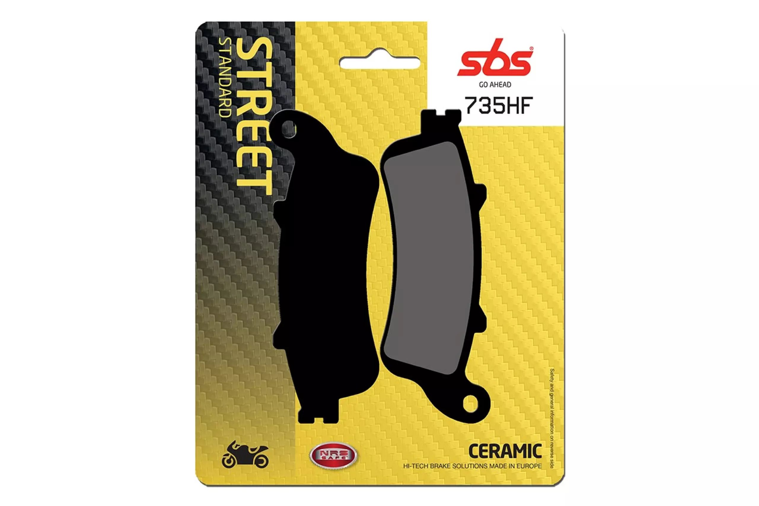 Klocki hamulcowe KH261/KH281 Street Ceramic Honda CBR1000RR, GL1800, VFR800 Przód | 735HF