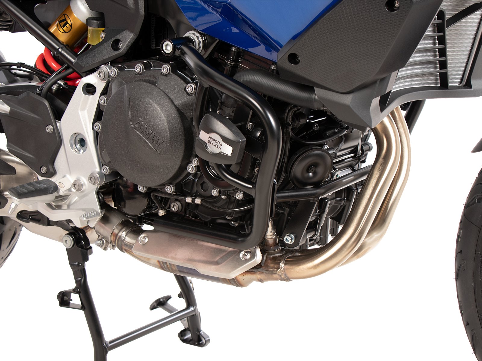 Gmole silnika BMW F 900 XR czarne z podkładkami ochronnymi 2025-2025 Hepco & Becker | 5016548 00 01