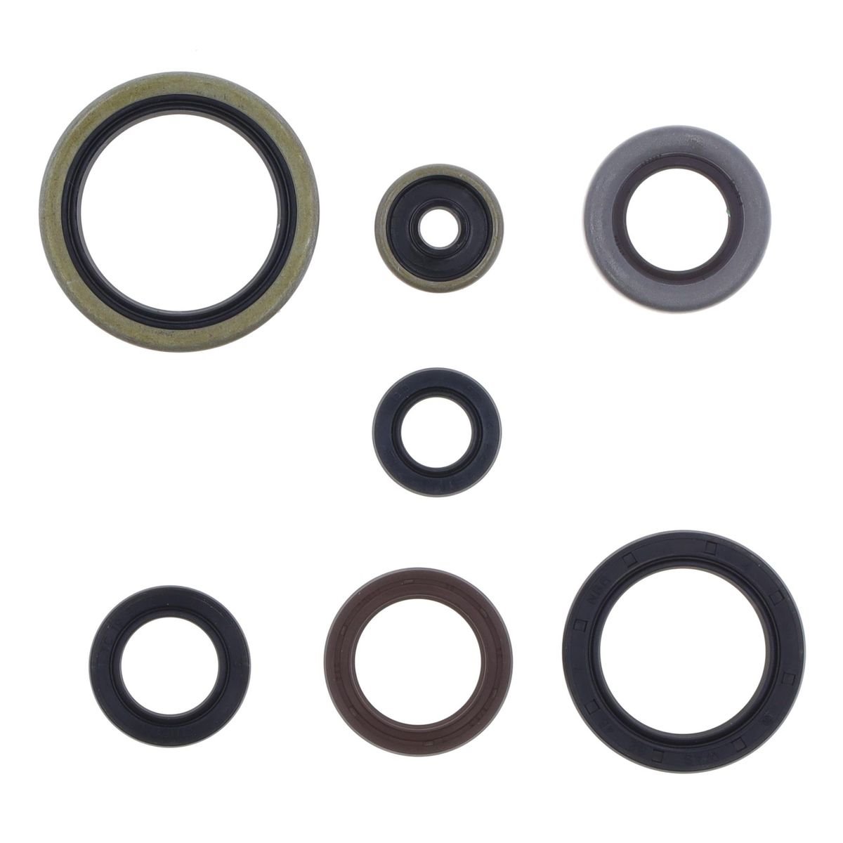 Komplet zestaw uszczelniaczy silnikowych Gas Gas EC 2T 250/300, KTM EXC 250/300, EXC 250 TPI, SX 250, Husqvarna TE 250/300 Athena | P400270400083