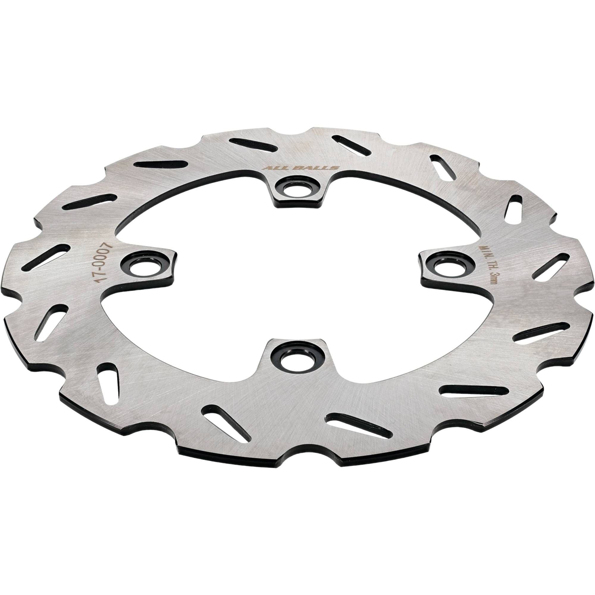 Tarcza hamulcowa przód Kawasaki KVF 360 A/B/C Prairie, 650 Brute Force/Prairie, 700 Prairie, 750 Brute Force, Suzuki LTV-700F Twin Peaks (200x84x3,5mm) (4x10,5mm) ALL BALLS | 18-0007