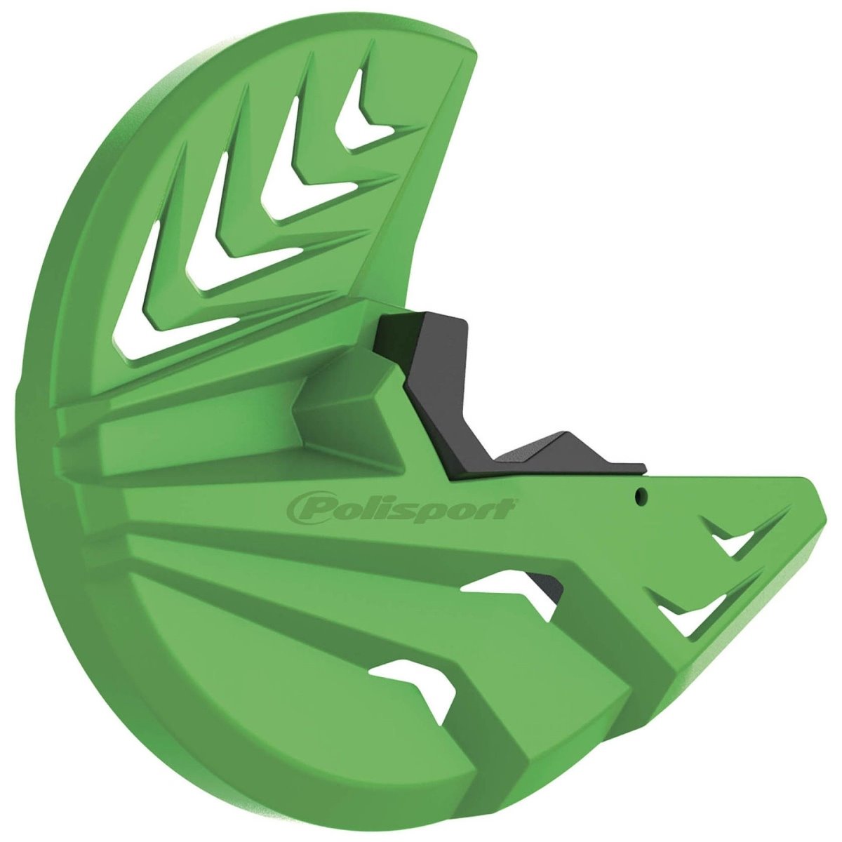 Osłona tarczy hamulcowej przód (z osłoną dolną amortyzatora w zestawie) Kawasaki KX 250F/450F Zielony Polisport | 8151100003