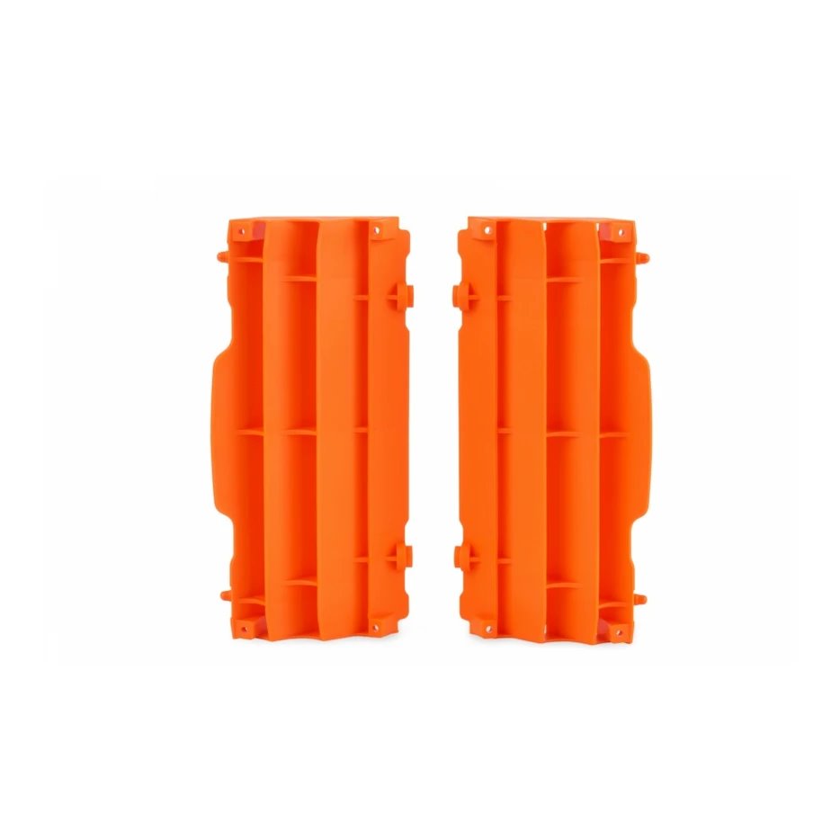 Osłony chłodnicy (kratki - komplet) KTM SX/SXF, EXC/EXCF, Husqvarna TE/FE/TC/FC 125/450 pomarańczowy Polisport | 8455300002
