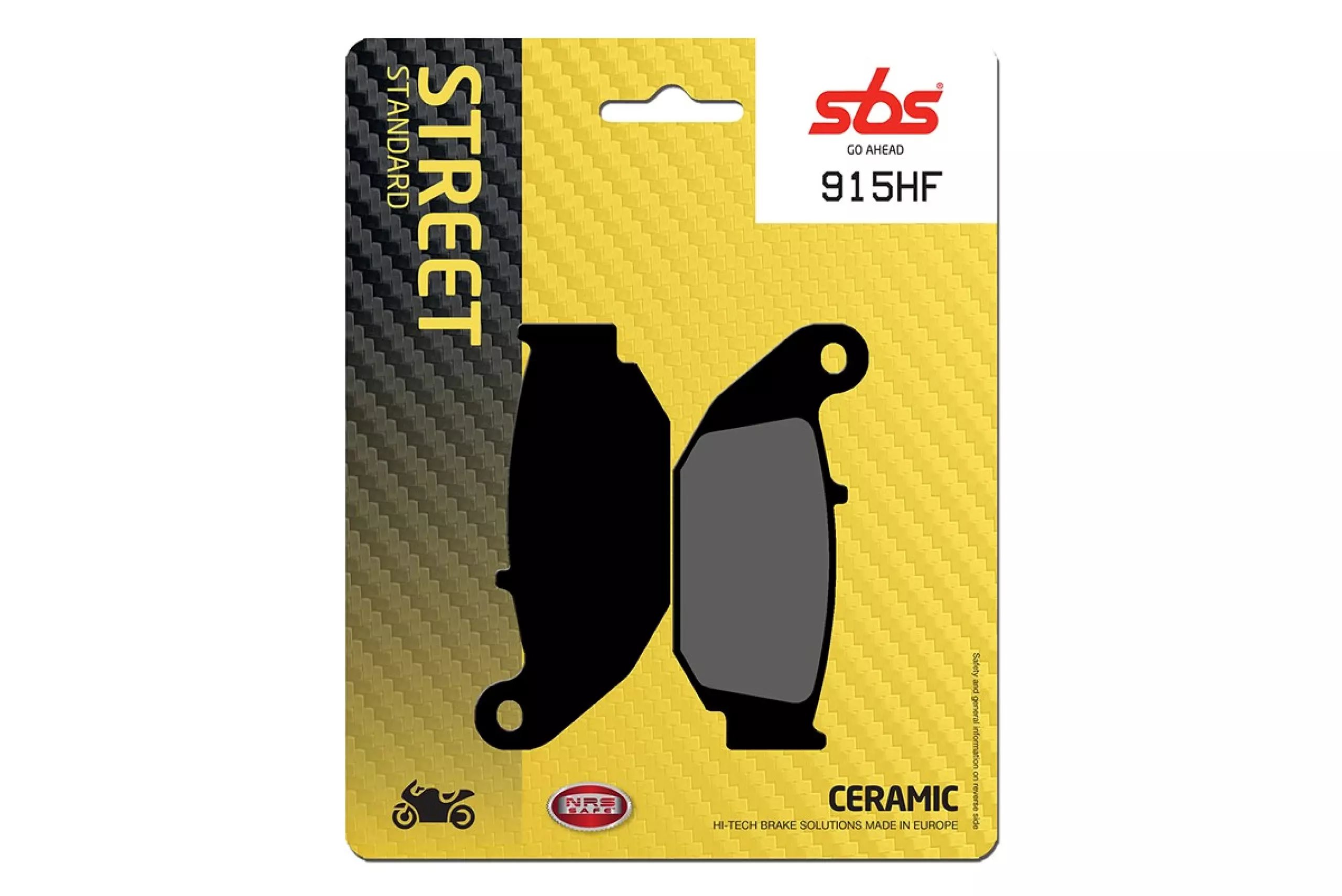 Klocki hamulcowe KH629 STREET CERAMIC Honda CB 125 R/300 R, CRF 250 L, Suzuki GSX-R/S Tył | 915HF