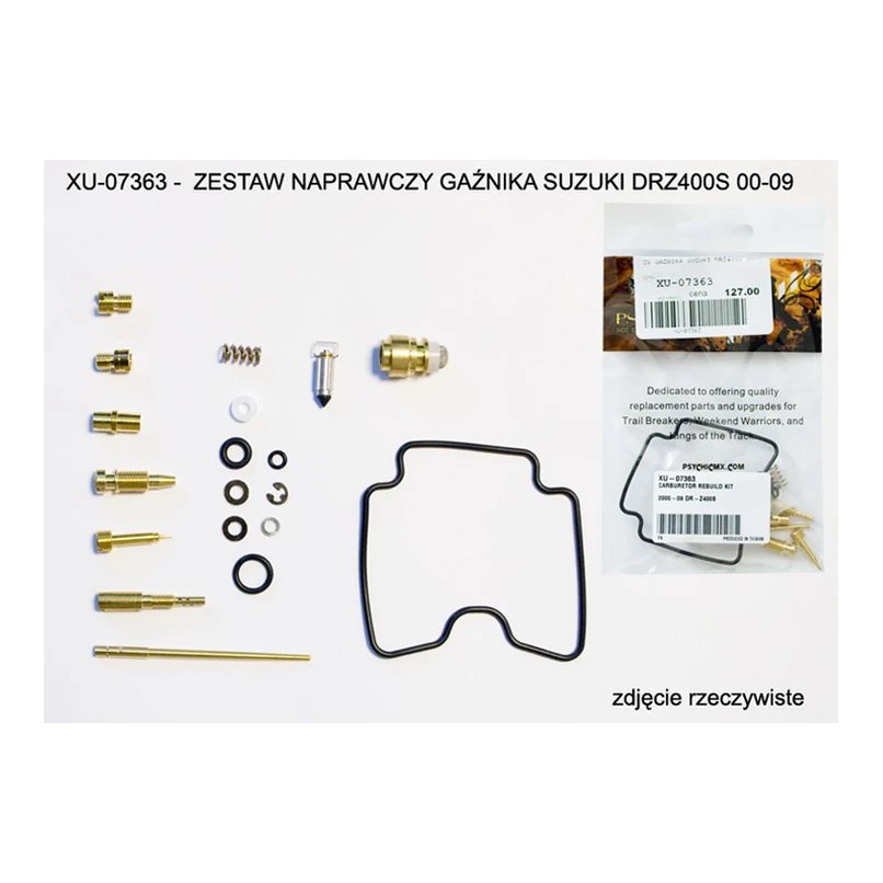 Zestaw naprawczy gaźnika Suzuki DRZ 400S (26-1107) (na 1 gaźnik) Psychic | XU-07363