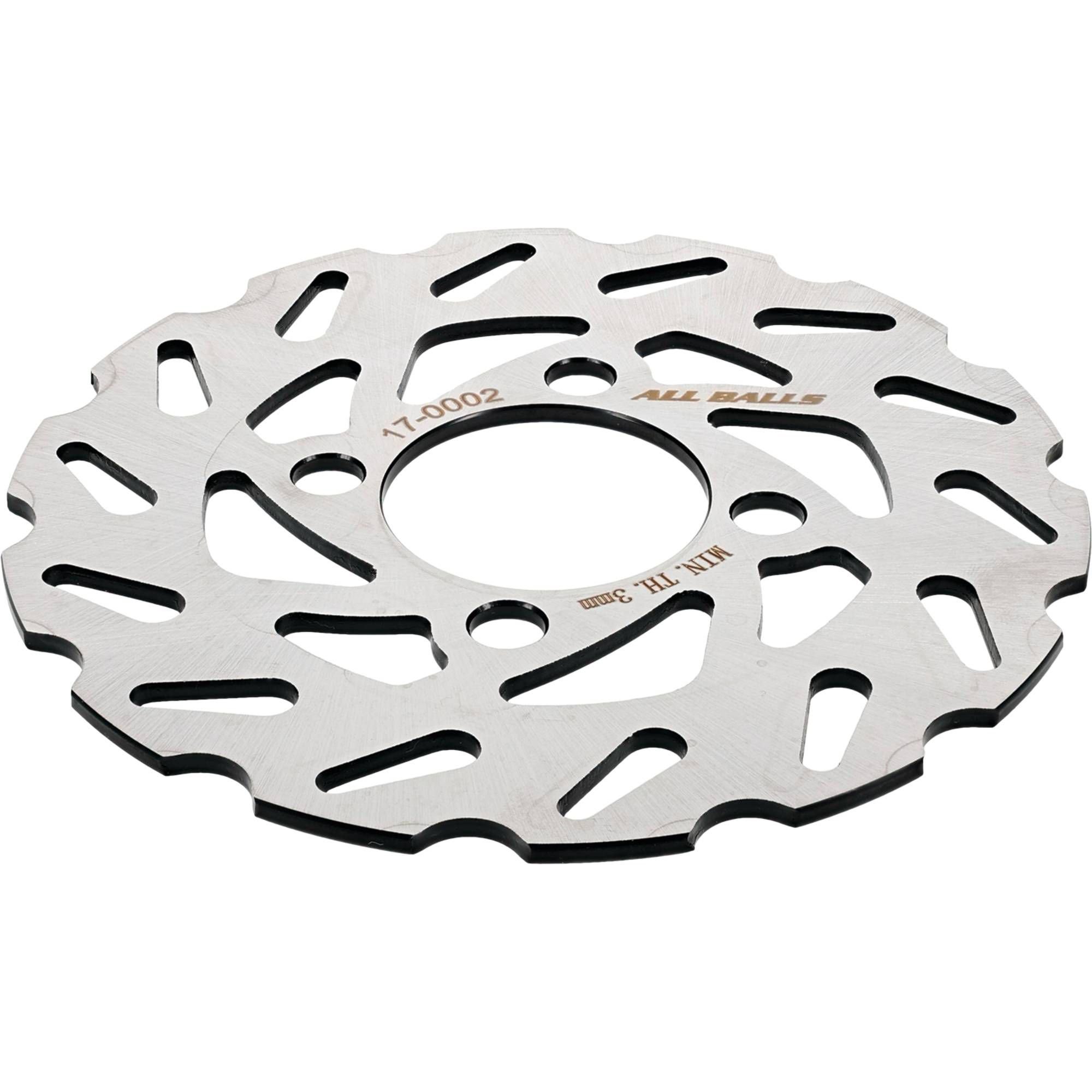 Tarcza hamulcowa przód Yamaha YFM 250, YFM 125 Raptor, YFM 350 Raptor, YFM 350 Warrior, YFM 660/700 Raptor, YFS 200, YFZ 350 Banshee, YFZ 450 (161x48x3,5mm) (4x10,25mm) All Balls | 18-0002