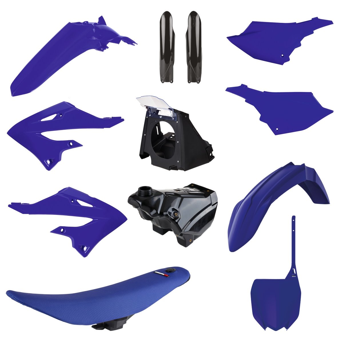 Komplet Plastików Yamaha YZ 125/250 (RESTYLING na model 2022) Niebieski Polisport | 91571