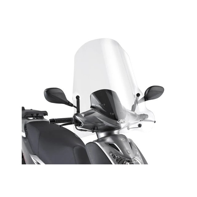 Szyba akcesoryjna Kymco Agility 50/125/150 R16/R16+ 66x64cm przeźroczysta Kappa | 440AK